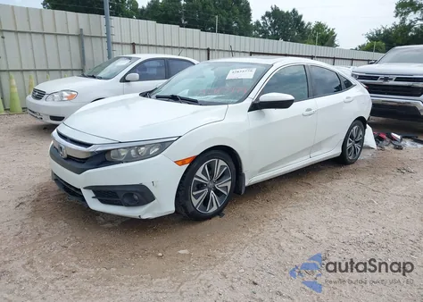 2017 Honda Civic Ex-L z USA, uszkodzony, nr VIN 19XFC1F75HE014197